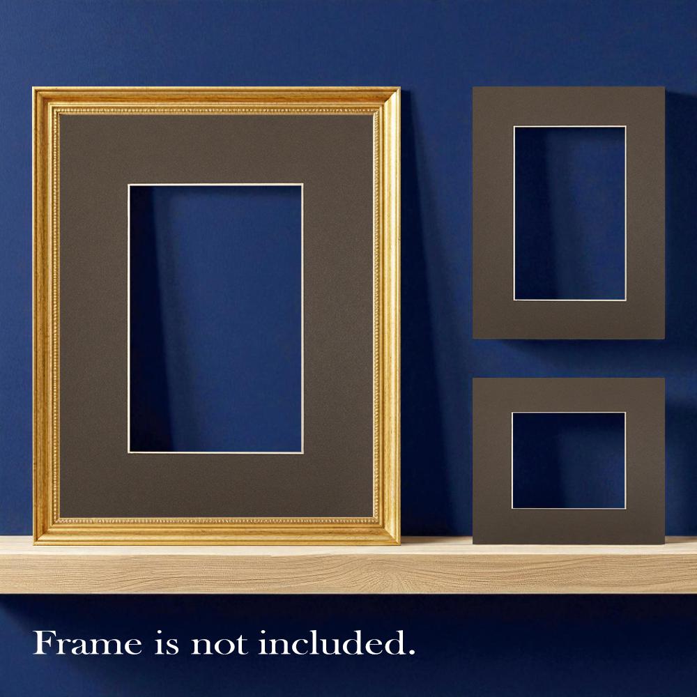 Seal brown picture mount | choose size | fatg 4 standard cream core