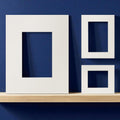 Bright white picture mount solid core | choose size | smooth fatg 1 museum