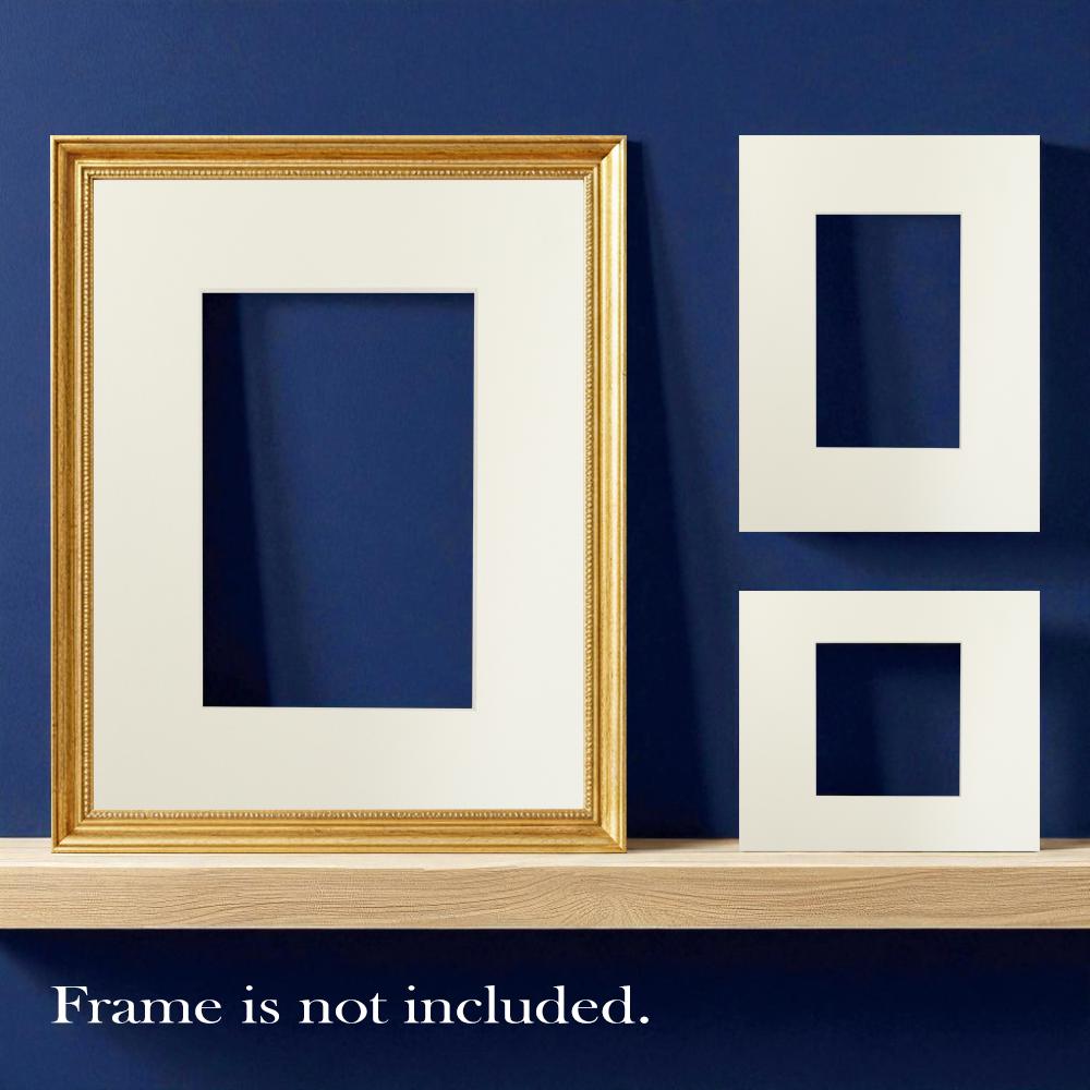 Pale cream picture mount solid core munken | choose size | smooth fsc fatg 2