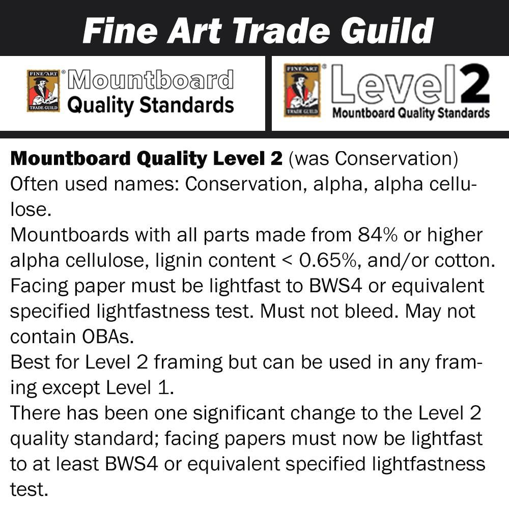 Pale cream picture mount solid core munken | choose size | smooth fsc fatg 2