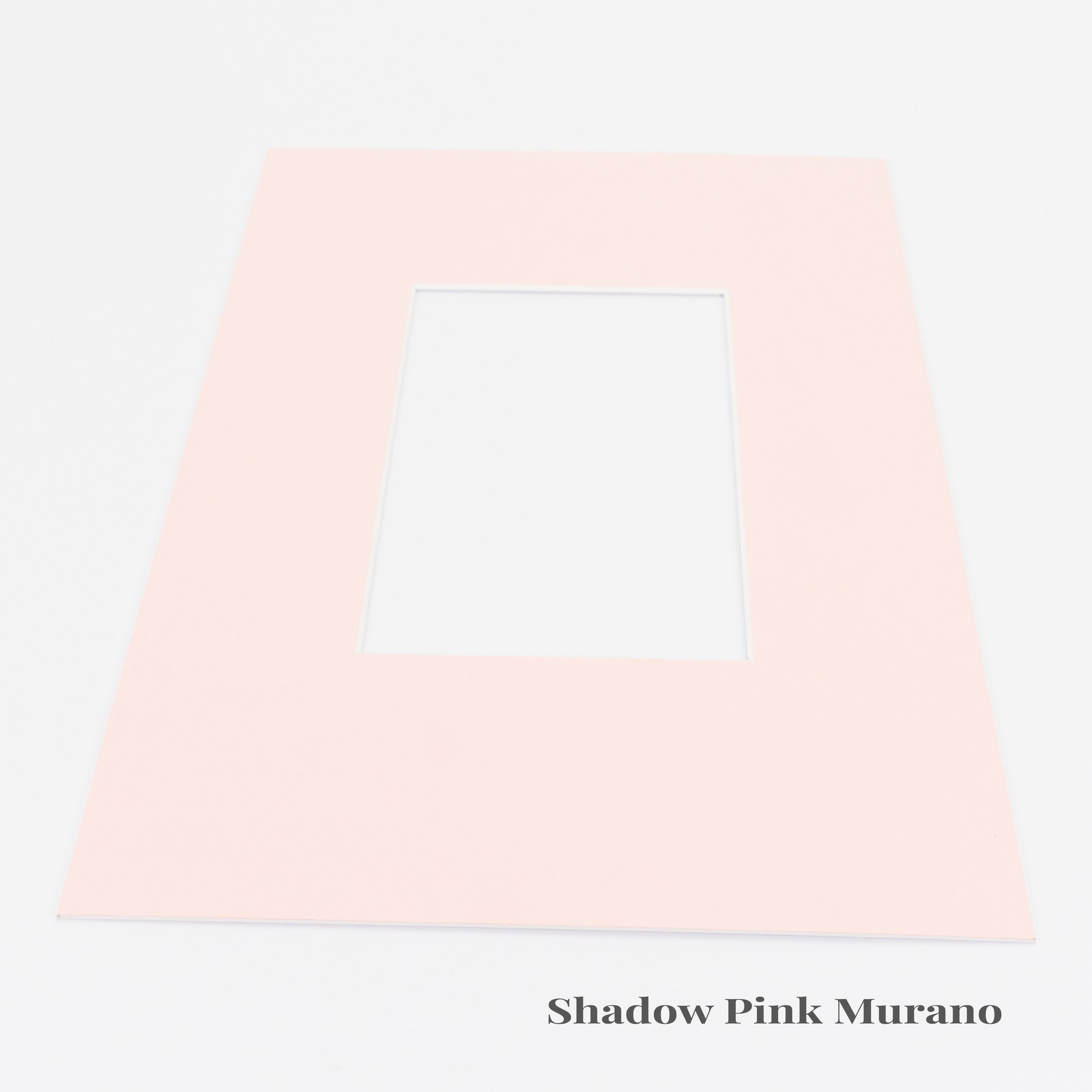 Pink Picture Mount, Custom Photo Mat, Choose Size & Shade, White Core Frame Matting, Daler Rowney Bevel Cut Mountboard, Poster Mount