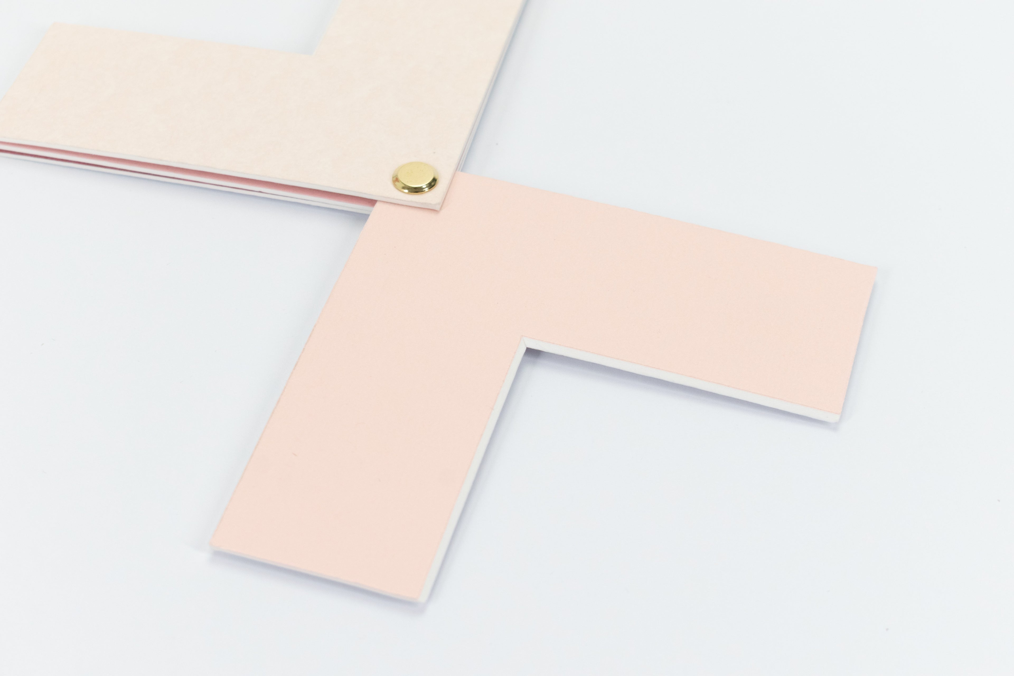 Pink Picture Mount Colour Sample Set | Gradient Chevron Mat Board Swatches | Blush to Rose Pink |